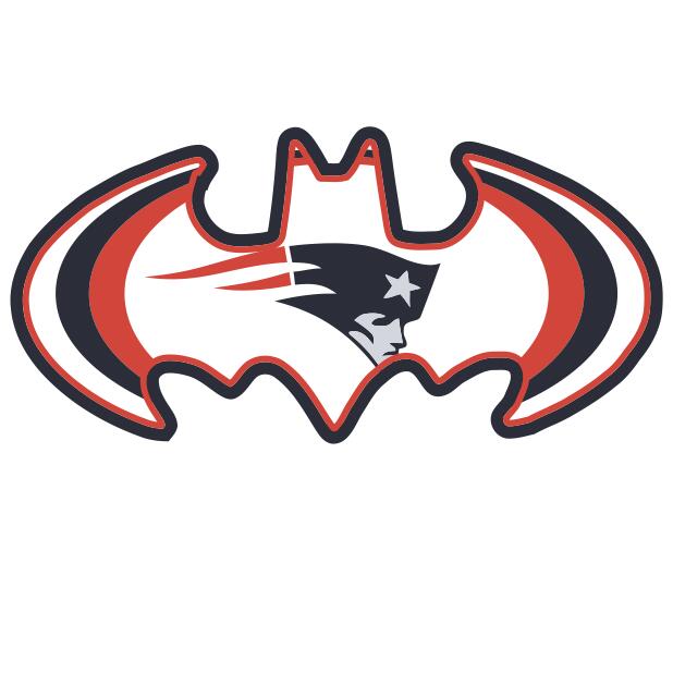 New England Patriots Batman Logo DIY iron on transfer (heat transfer)